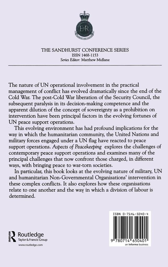 Weitere Ansicht: Aspects of Peacekeeping