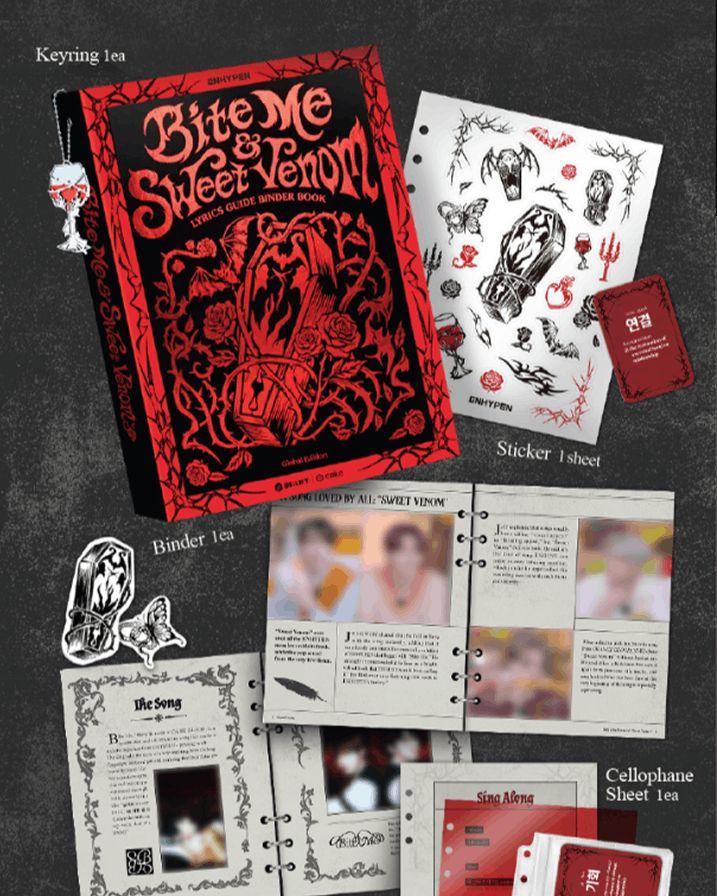 Weitere Ansicht: ENHYPEN Lyrics Guide Binder Book