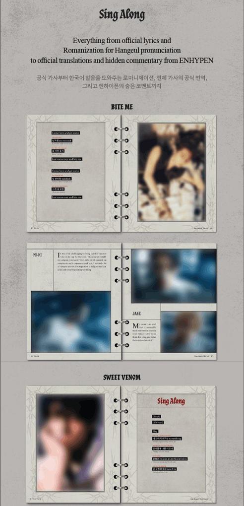 Weitere Ansicht: ENHYPEN Lyrics Guide Binder Book