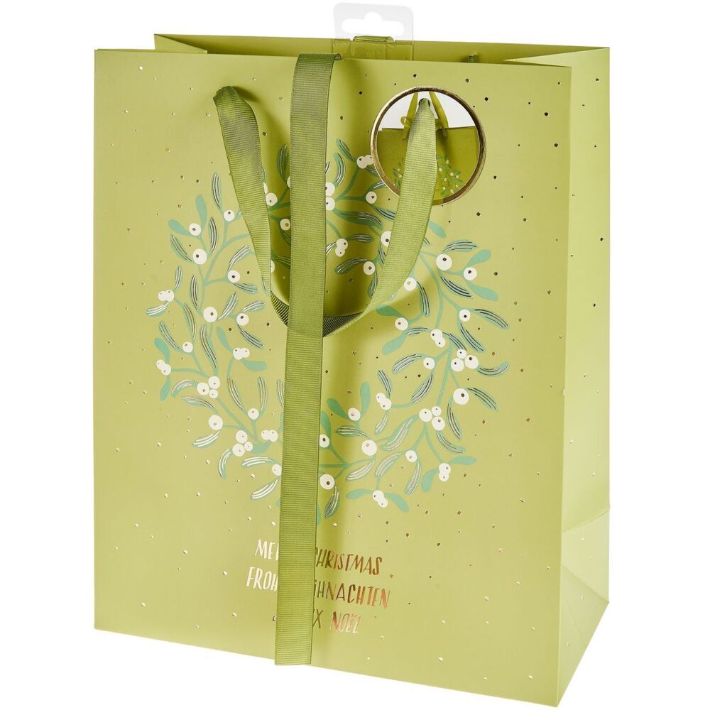 Weitere Ansicht: Geschenktüte Mistelkranz, L, FSC MIX