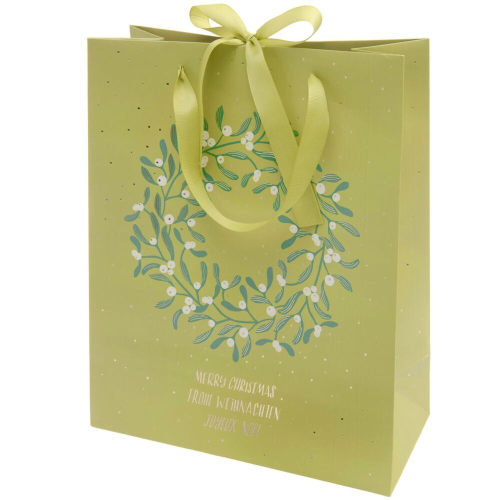 Weitere Ansicht: Geschenktüte Mistelkranz, L, FSC MIX