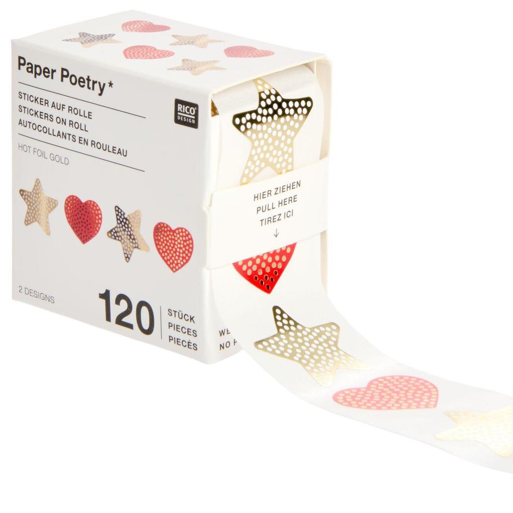 Weitere Ansicht: Sticker Herzen / Sterne FSC MIX