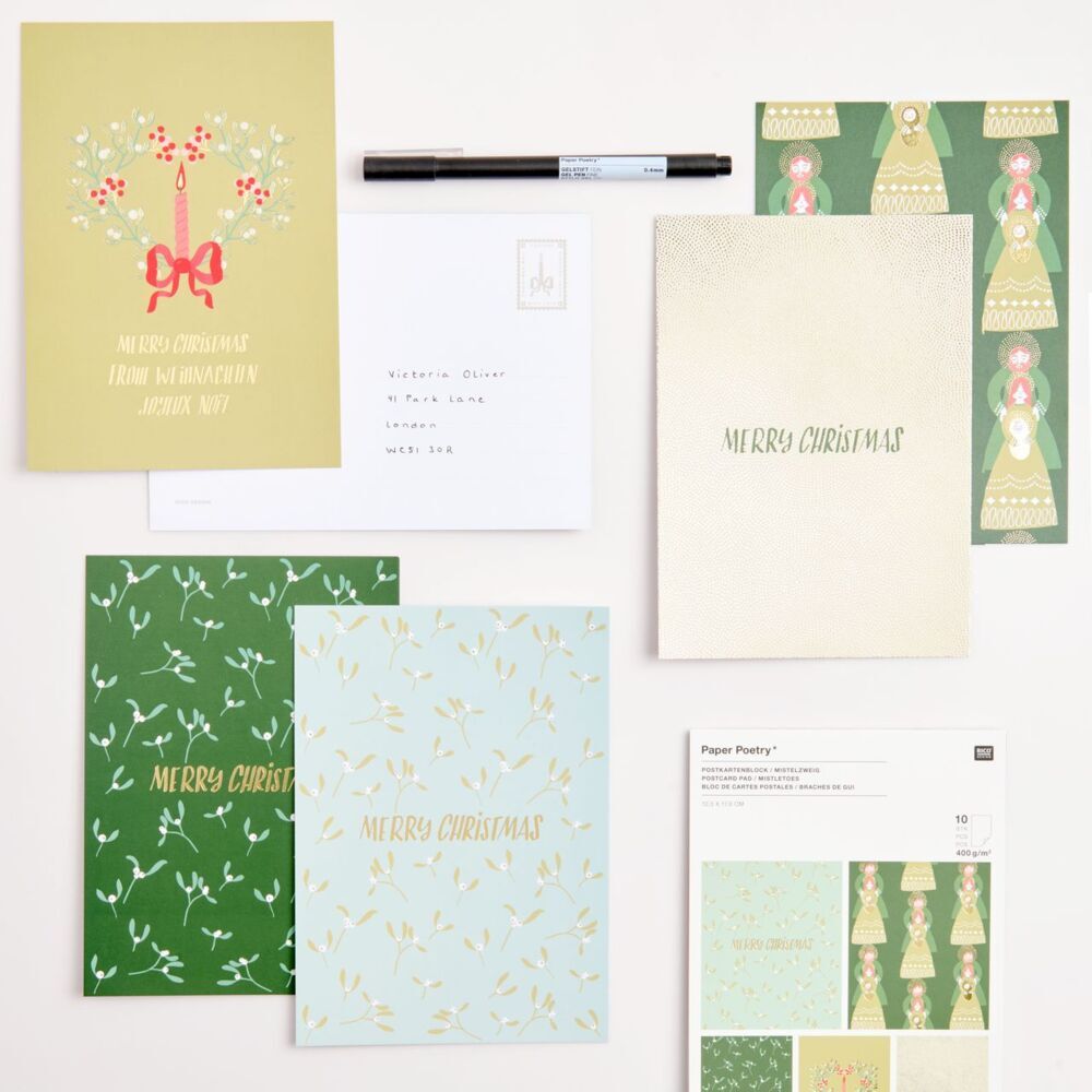 Weitere Ansicht: Postkartenblock Mistelzweige FSC MIX