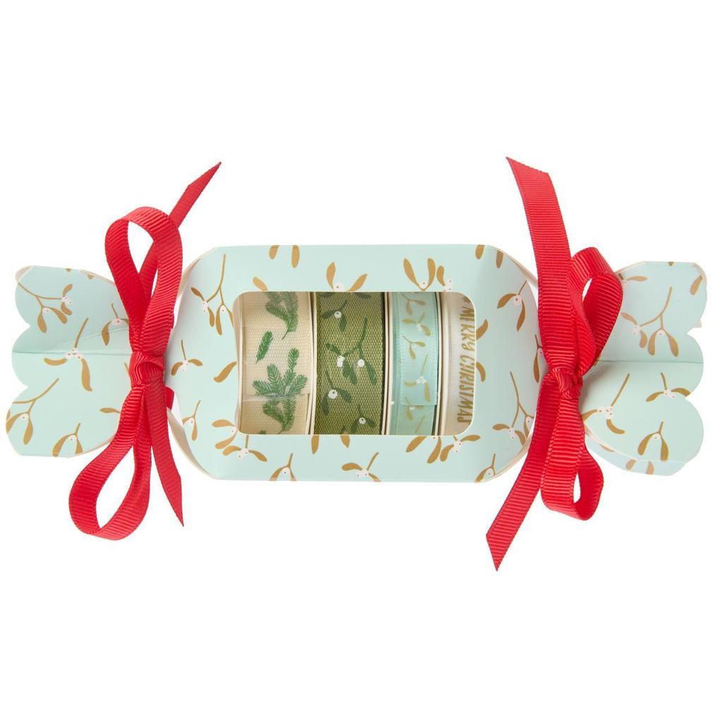 Weitere Ansicht: Geschenkband-Set Advent Advent, Grün
