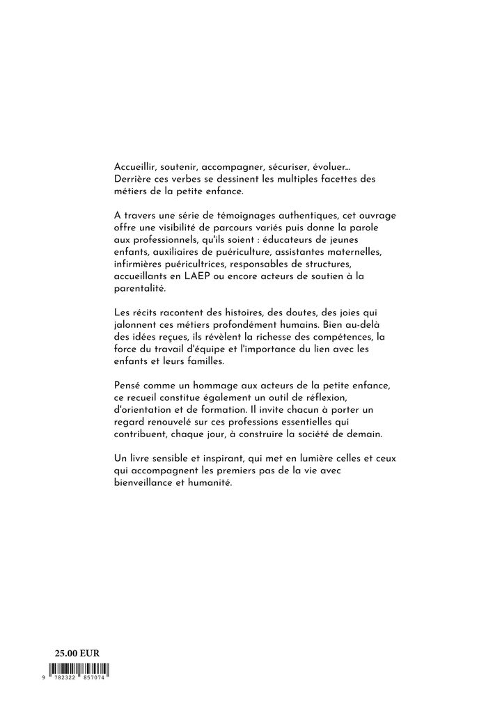 Weitere Ansicht: Les voix de la petite enfance | Perrine Company