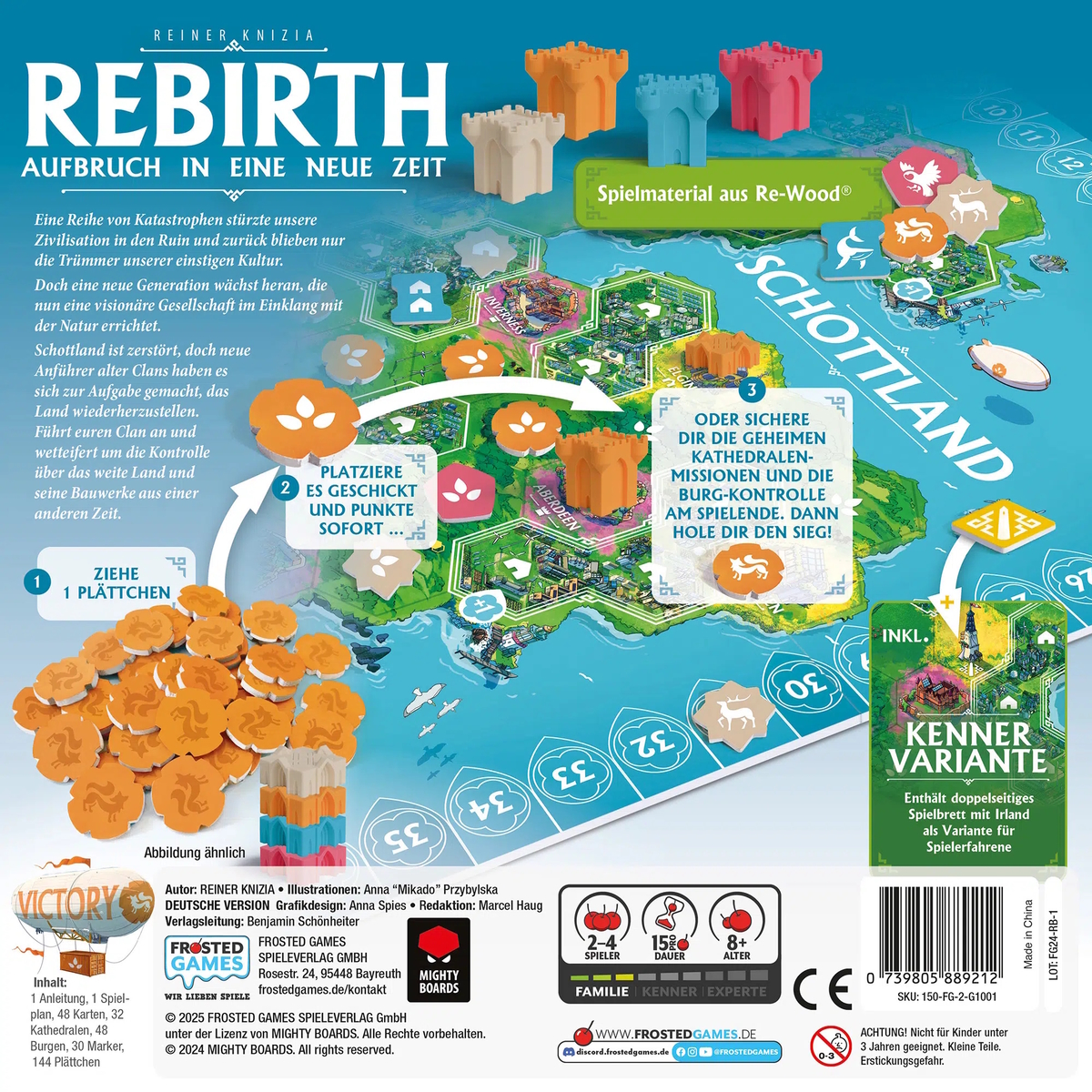 Weitere Ansicht: Frosted Games - Rebirth Aufbruch in eine neue Zeit | Reiner Knizia