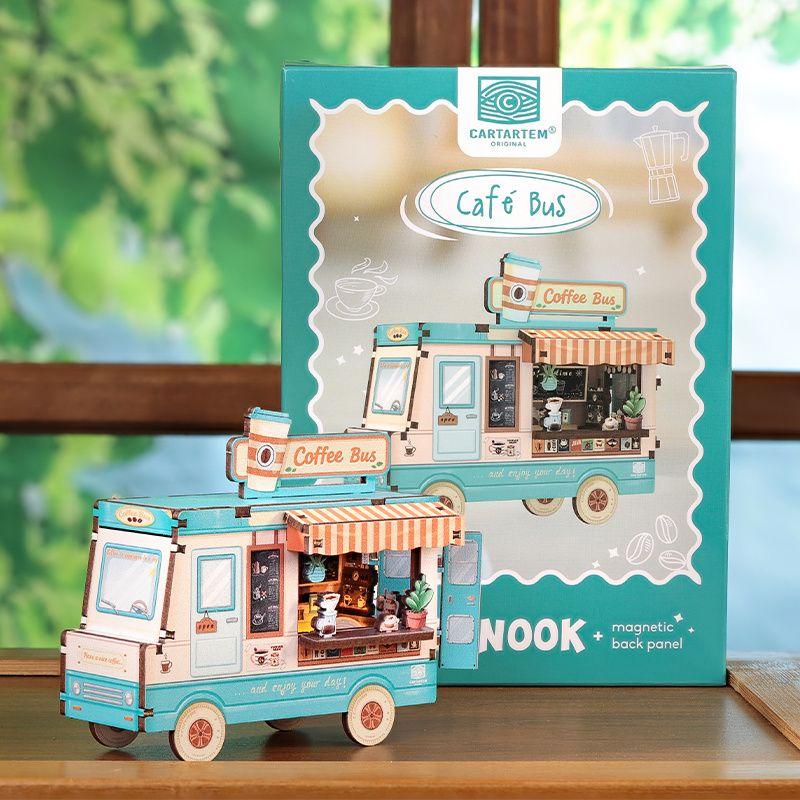Weitere Ansicht: Mini-Booknook Café Bus