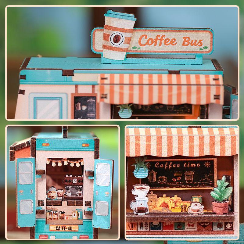 Weitere Ansicht: Mini-Booknook Café Bus