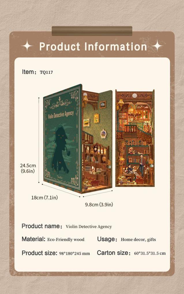 Weitere Ansicht: Booknook Violin Detective Agency
