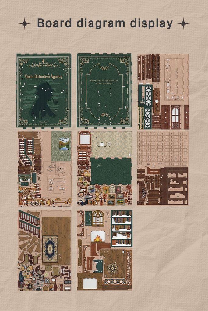 Weitere Ansicht: Booknook Violin Detective Agency