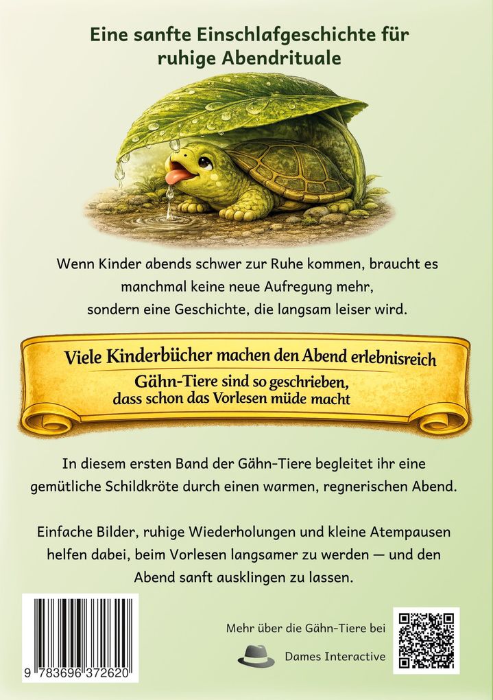 Weitere Ansicht: Gähn-Tiere: Die Schildkröte - Es regnet | Martin Dames