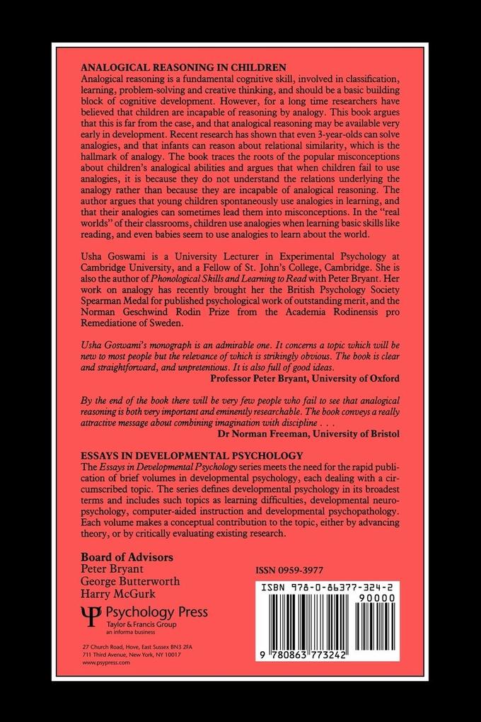 Weitere Ansicht: Analogical Reasoning in Children | Usha Goswami