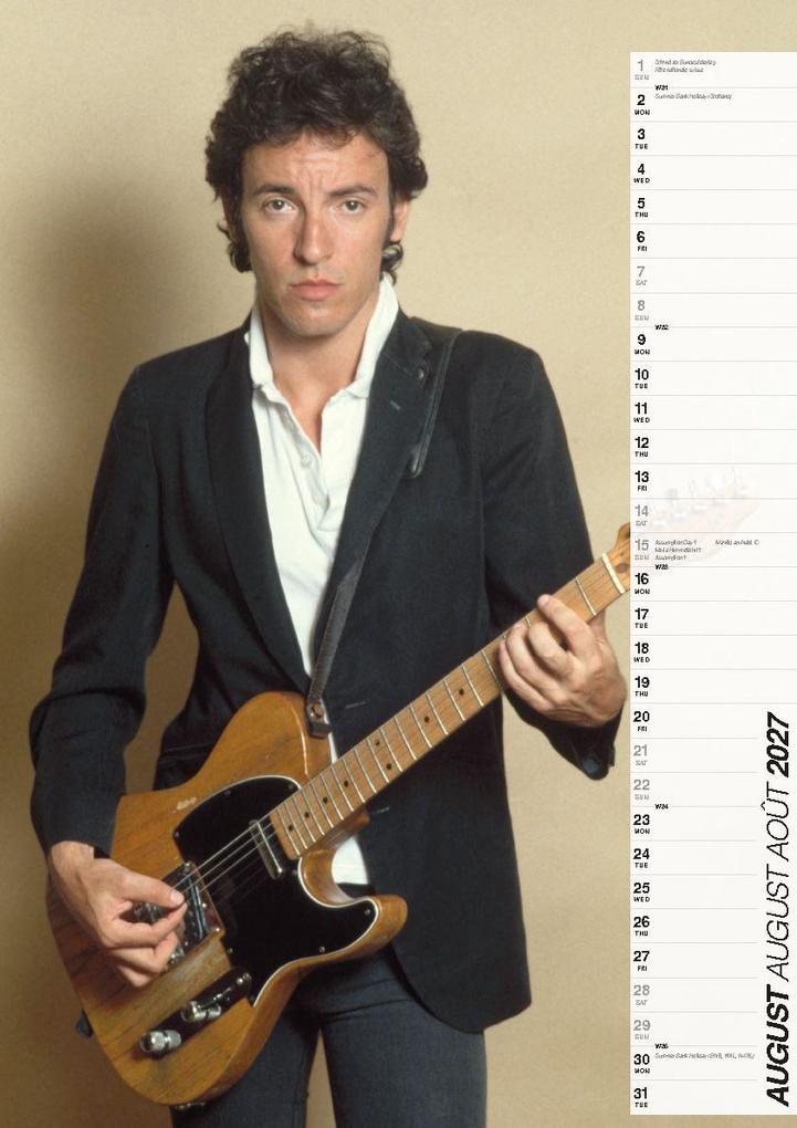 Weitere Ansicht: Bruce Springsteen Kalender 2027 | Bruce Springsteen