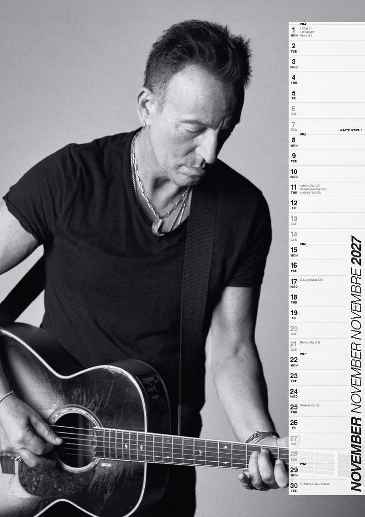Weitere Ansicht: Bruce Springsteen Kalender 2027 | Bruce Springsteen