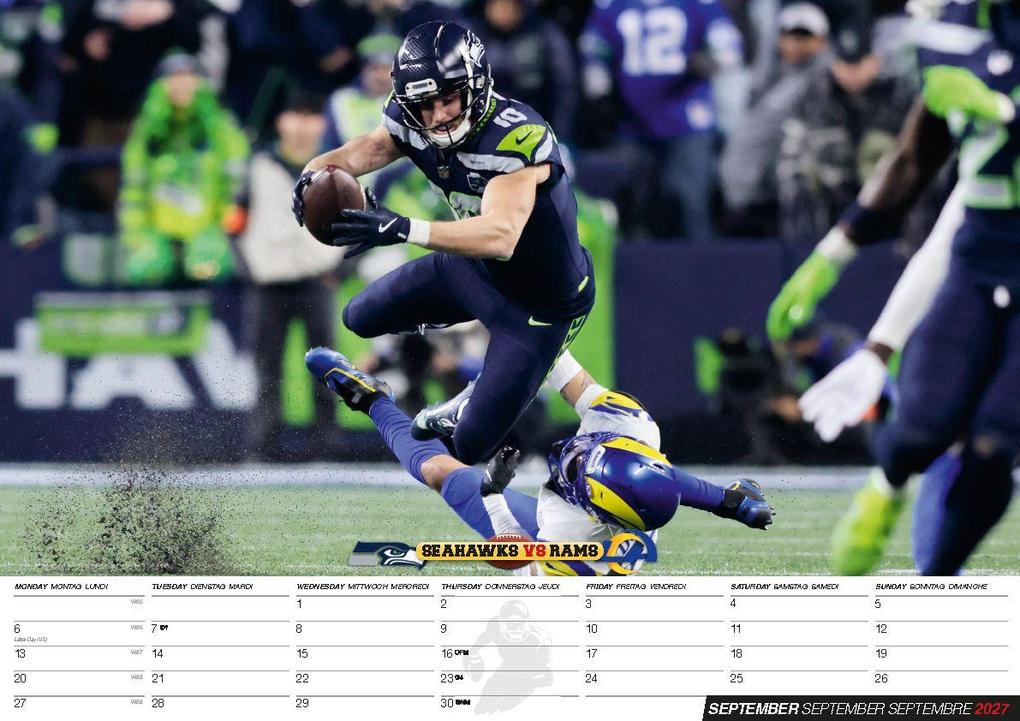Weitere Ansicht: American Football NFL Kalender 2027 | Patrick Mahomes, Lamar Jackson, Tyreek Hill