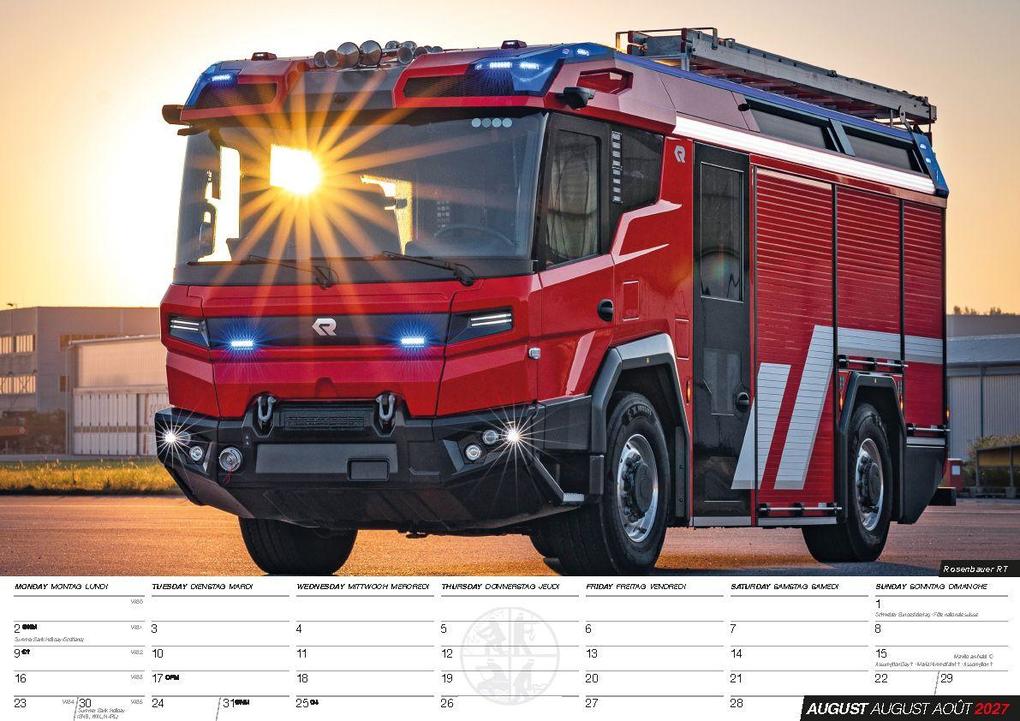 Weitere Ansicht: Feuerwehr Kalender 2027