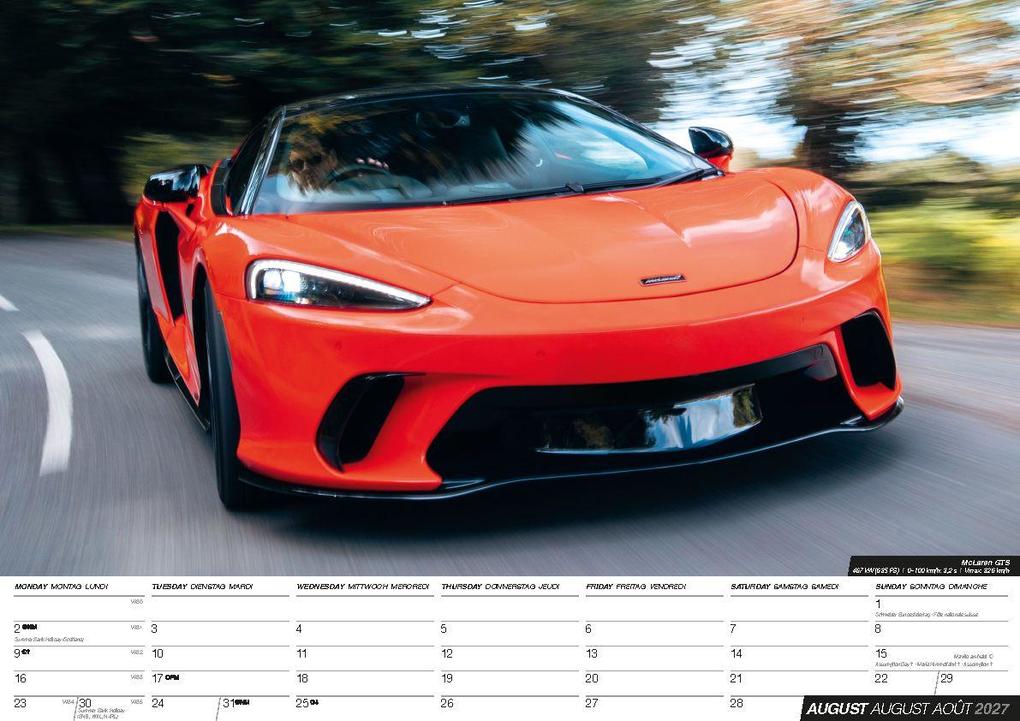 Weitere Ansicht: Sports Cars 2027 - Sportwagen - Autos Kalender - Der ultimative Autokalender im DIN A3 Grossformat