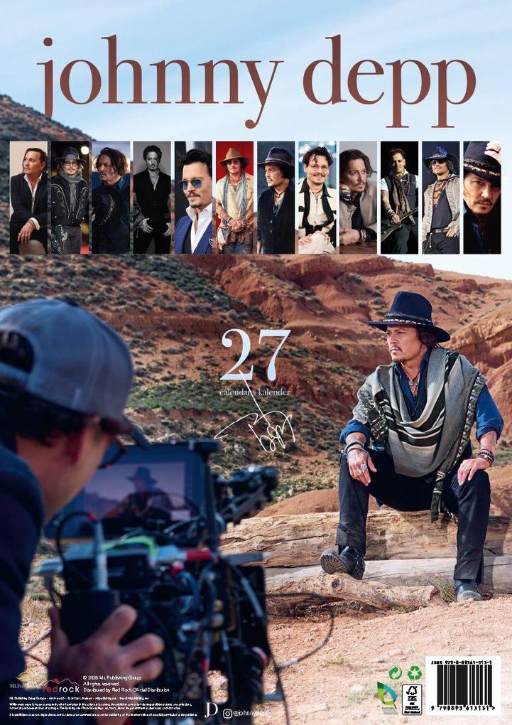 Weitere Ansicht: Johnny Depp 2027 Offizieller Kalender | Johnny Depp
