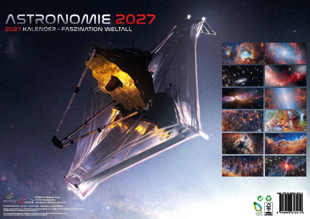 Weitere Ansicht: NASA Astronomie: Faszination Weltall - Weltraum Kalender 2027 - Galaxien, Sterne, Planeten, Universum