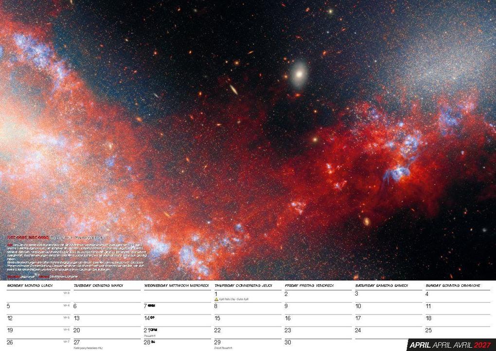 Weitere Ansicht: NASA Astronomie: Faszination Weltall - Weltraum Kalender 2027 - Galaxien, Sterne, Planeten, Universum
