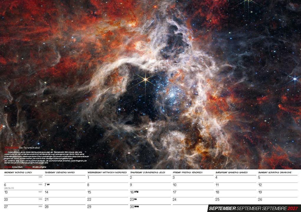Weitere Ansicht: NASA Astronomie: Faszination Weltall - Weltraum Kalender 2027 - Galaxien, Sterne, Planeten, Universum