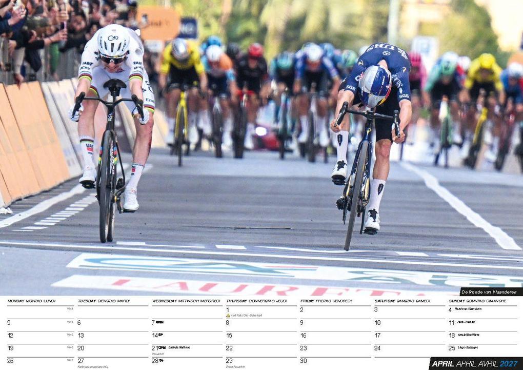 Weitere Ansicht: Radsport Kalender 2027 | Tadej Pogacar, Jonas Vingegaard, Oscar Onley