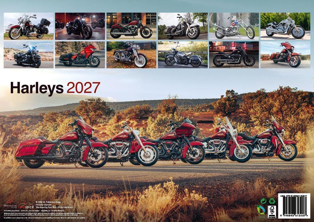 Weitere Ansicht: Harleys 2027 - Der Harley Davidson Kalender