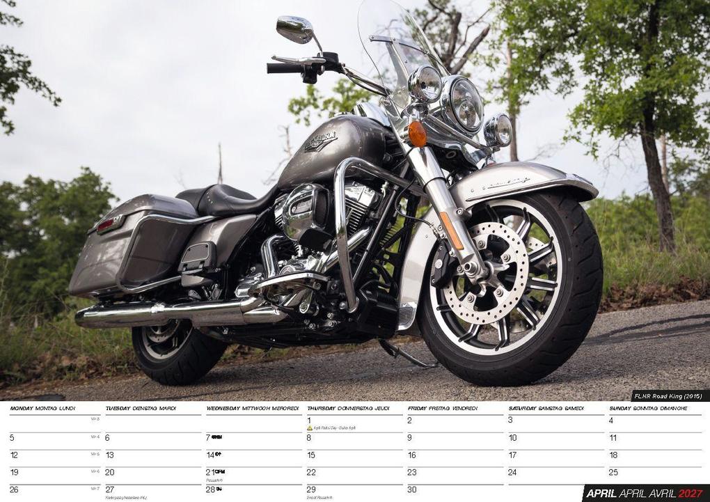 Weitere Ansicht: Harleys 2027 - Der Harley Davidson Kalender
