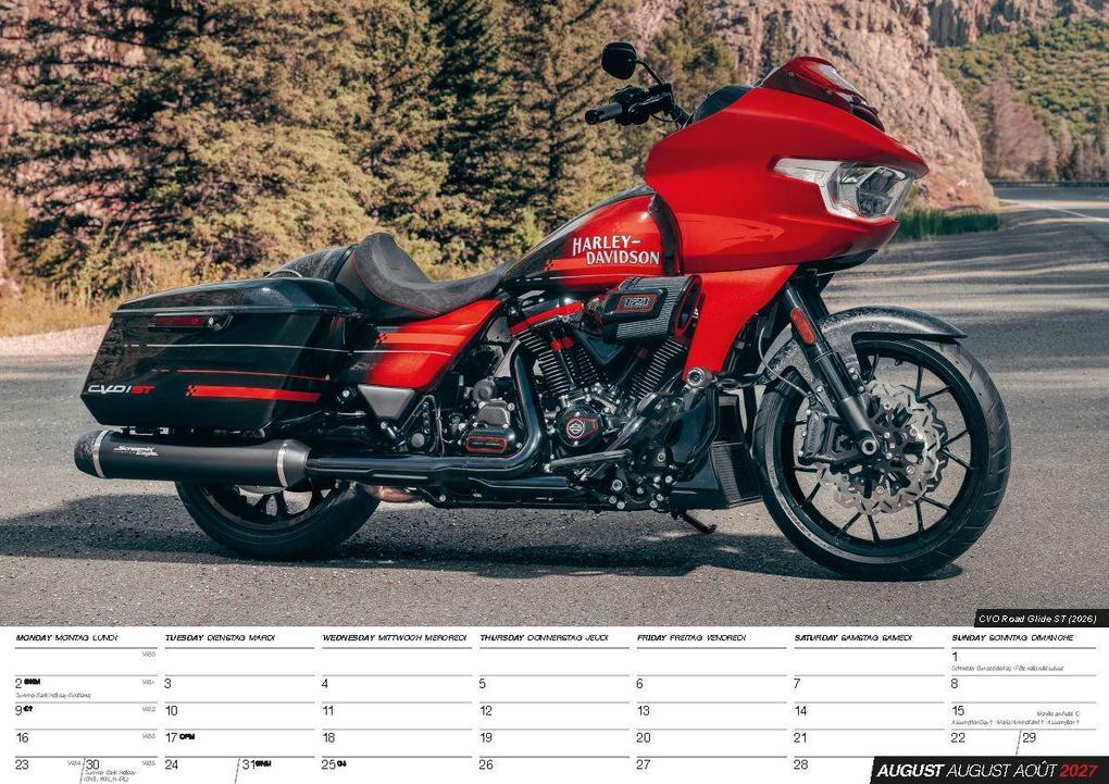 Weitere Ansicht: Harleys 2027 - Der Harley Davidson Kalender