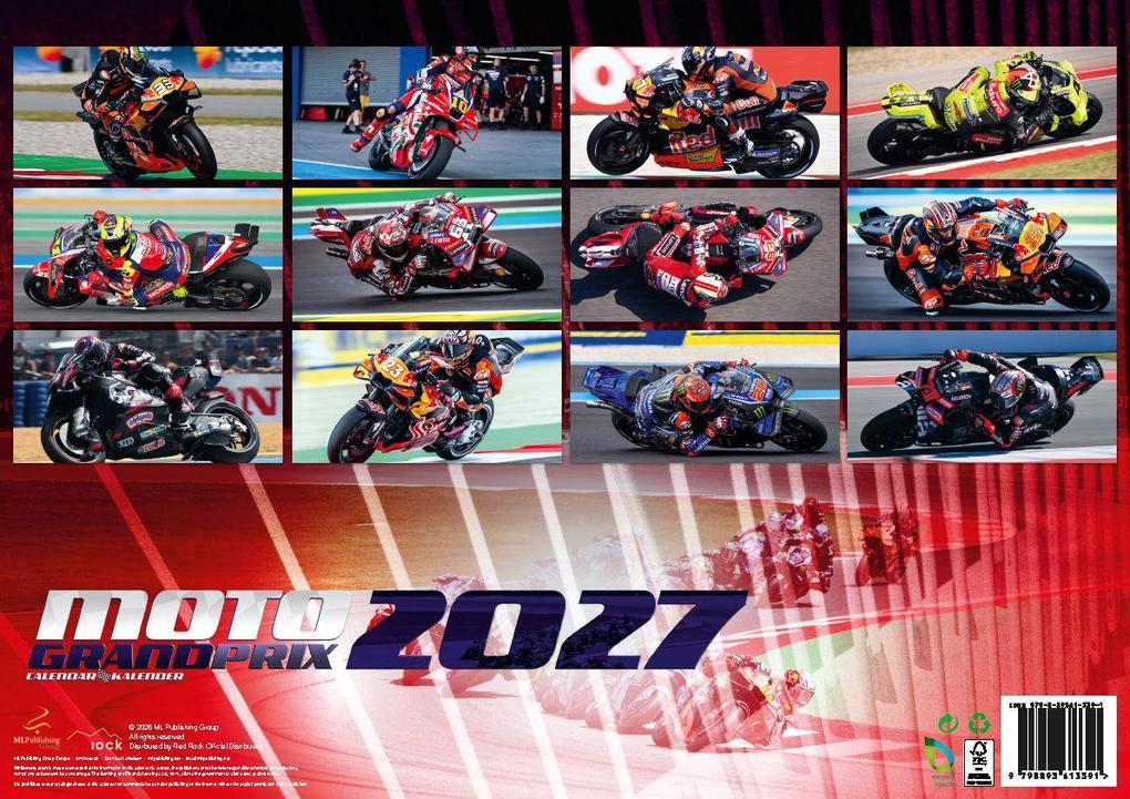 Weitere Ansicht: Moto GP Kalender 2027 - Offizieller MotoGP Kalender | Fabio Quartararo, Francesco Bagnaia, Marc Marquez