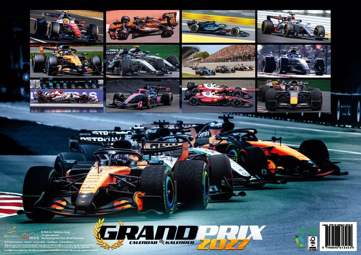 Weitere Ansicht: Formel 1 Kalender 2027 | Lewis Hamilton, Max Verstappen, Andrea Kimi Antonelli, Charles Leclerc