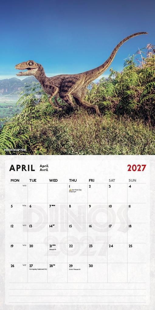 Weitere Ansicht: Dinos 2027 - Der Dinosaurier Kalender