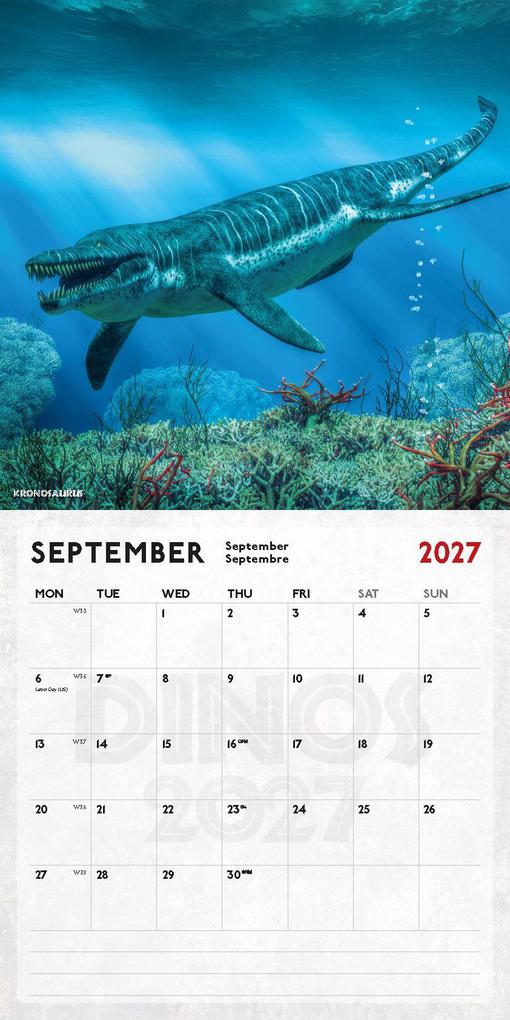 Weitere Ansicht: Dinos 2027 - Der Dinosaurier Kalender