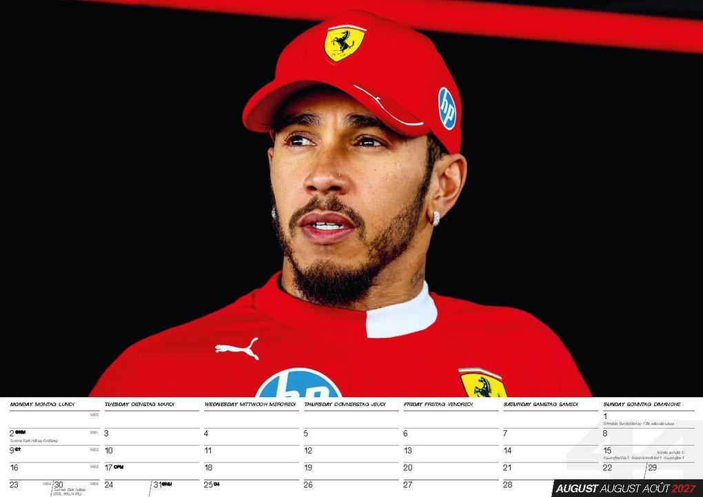 Weitere Ansicht: Lewis Hamilton Kalender 2027 | Lewis Hamilton