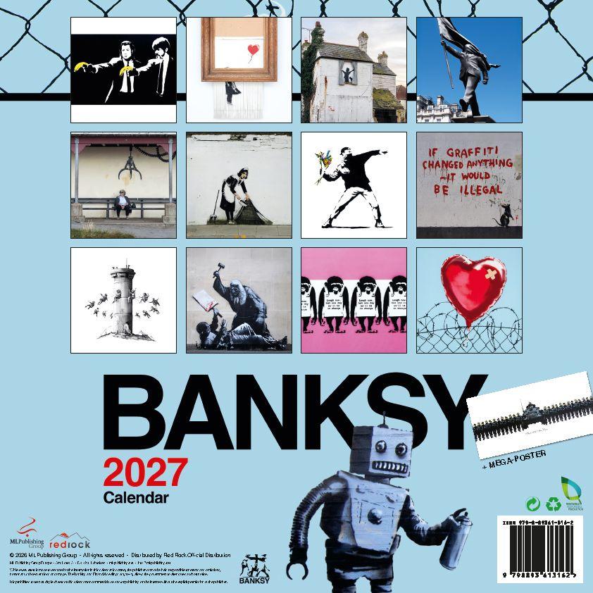 Weitere Ansicht: Banksy Kalender 2027 | Robin Banksy