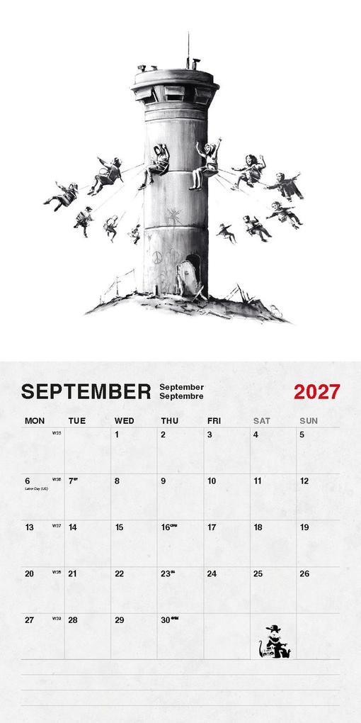 Weitere Ansicht: Banksy Kalender 2027 | Robin Banksy