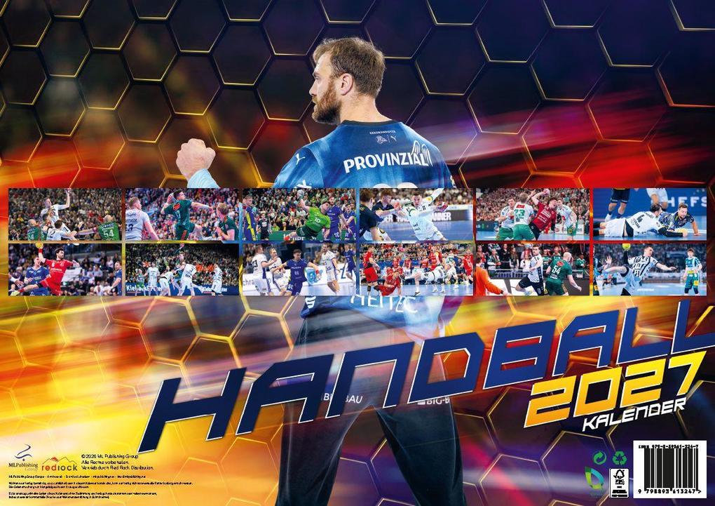 Weitere Ansicht: Handball Kalender 2027 | Johannes Golla, Michael Krauss, Sander Sagosen