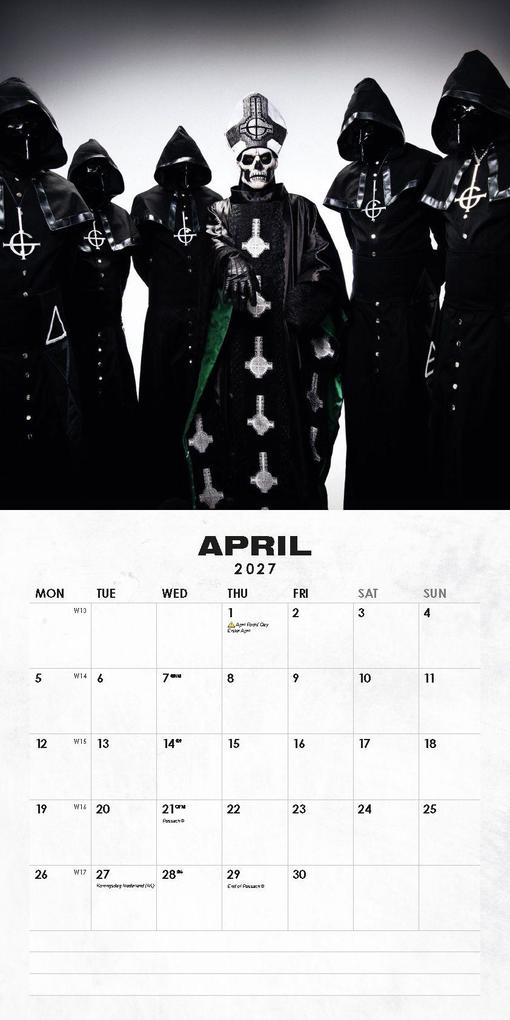 Weitere Ansicht: Ghost Kalender 2027