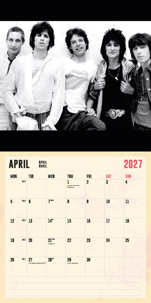 Weitere Ansicht: The Rolling Stones Kalender 2027