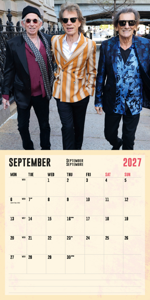 Weitere Ansicht: The Rolling Stones Kalender 2027