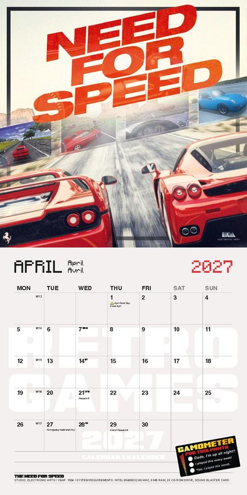 Weitere Ansicht: Retro Games 2027 - Der Gaming Kalender