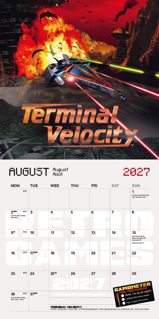 Weitere Ansicht: Retro Games 2027 - Der Gaming Kalender