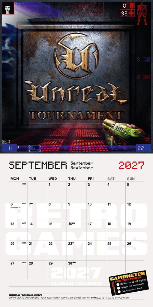 Weitere Ansicht: Retro Games 2027 - Der Gaming Kalender