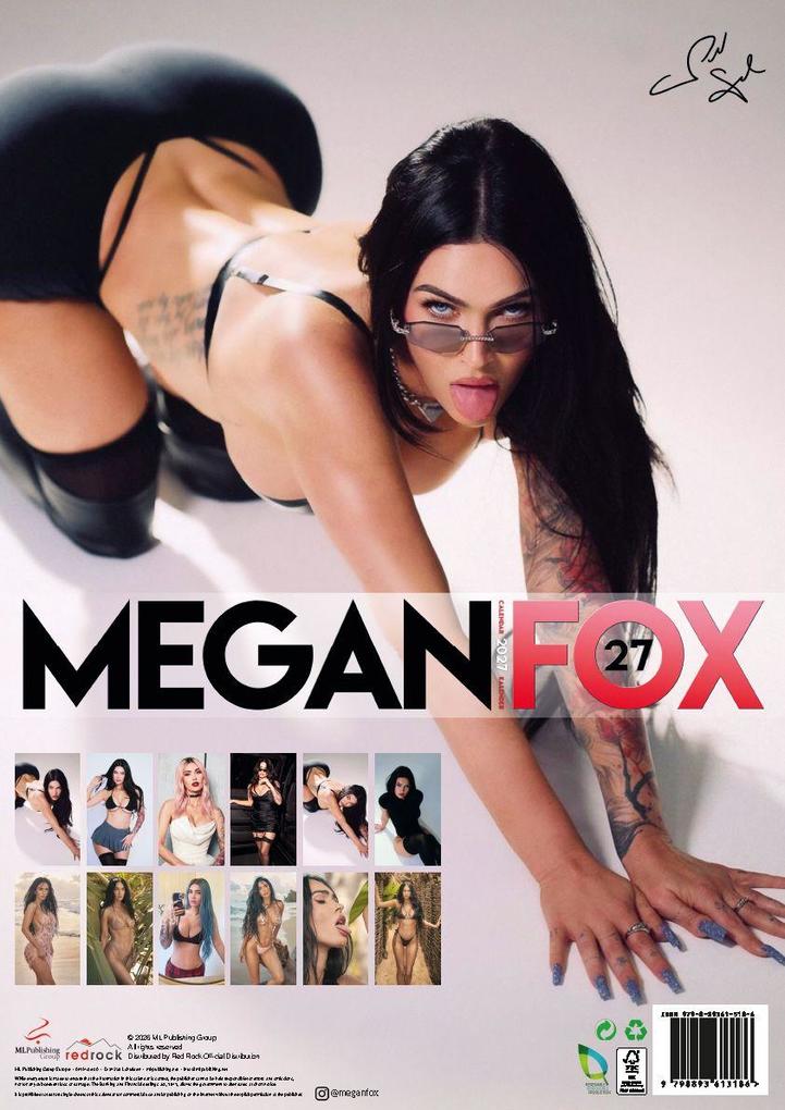 Weitere Ansicht: Megan Fox 2027 Offizieller Kalender | Megan Fox