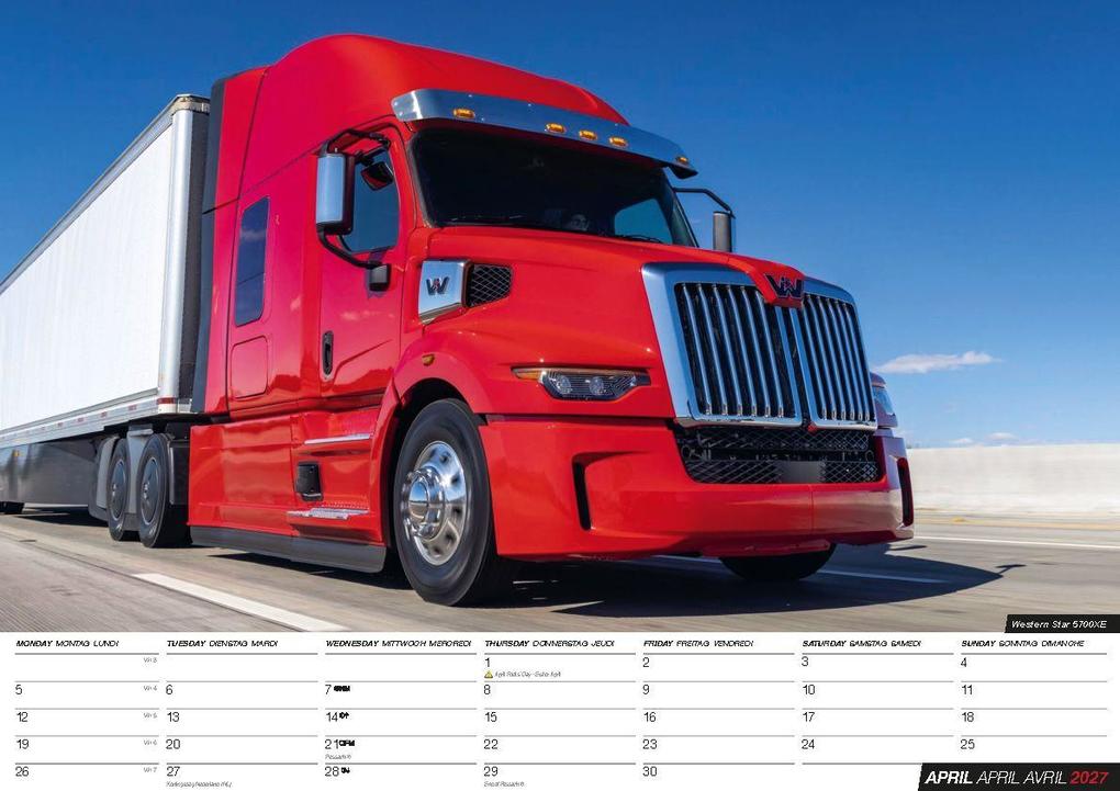 Weitere Ansicht: Trucks Kalender 2027 - LKWs - Lastkraftwagen