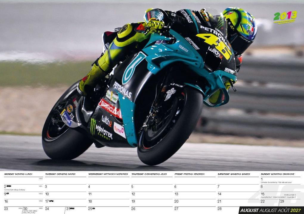 Weitere Ansicht: Valentino Rossi Kalender 2027 - Die MotoGP Legende | Valentino Rossi