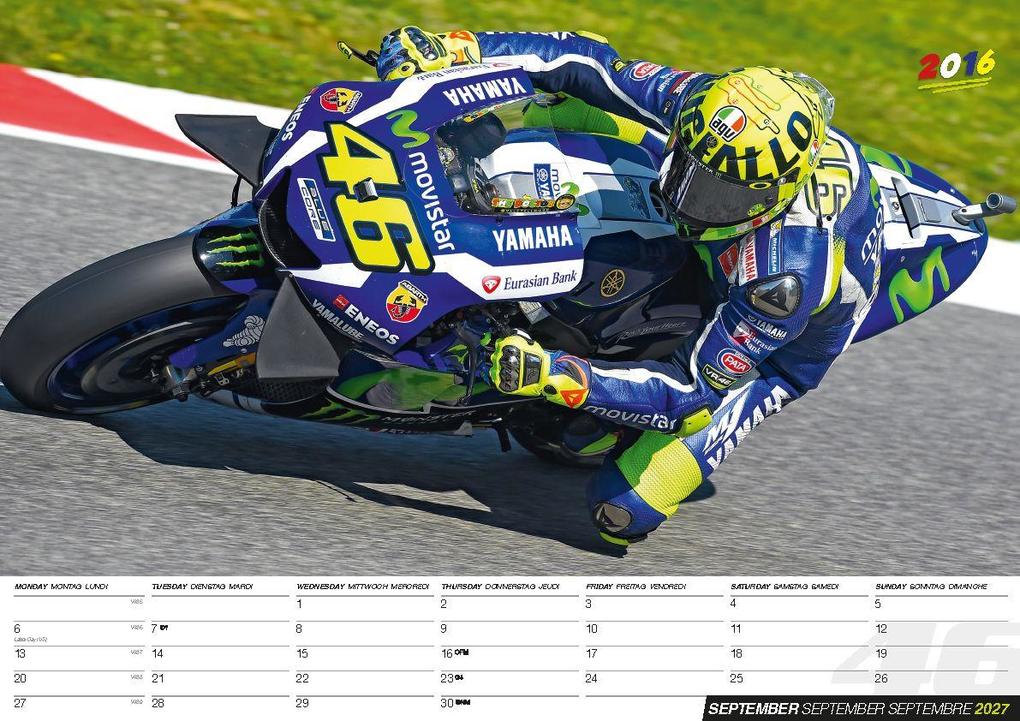 Weitere Ansicht: Valentino Rossi Kalender 2027 - Die MotoGP Legende | Valentino Rossi