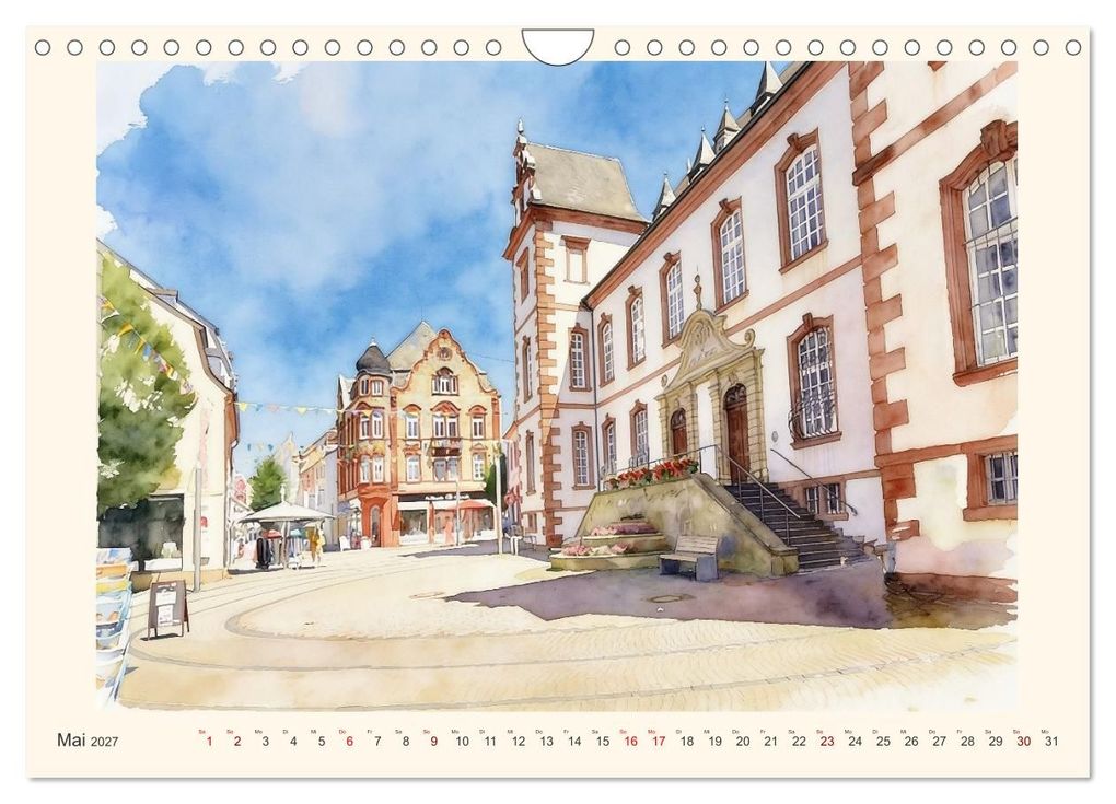 Weitere Ansicht: Charmantes Saarland (Wandkalender 2027 DIN A4 quer), CALVENDO Monatskalender | Claudia Kleemann, Calvendo