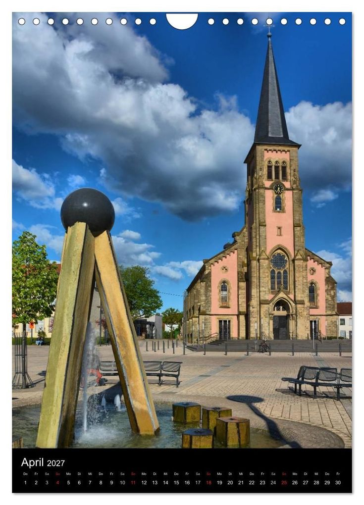 Weitere Ansicht: Sa(ar)krale Baukunst - Kirchenarchitektur im Saarland (Wandkalender 2027 DIN A4 hoch), CALVENDO Monatskalender | Thomas Bartruff, Calvendo