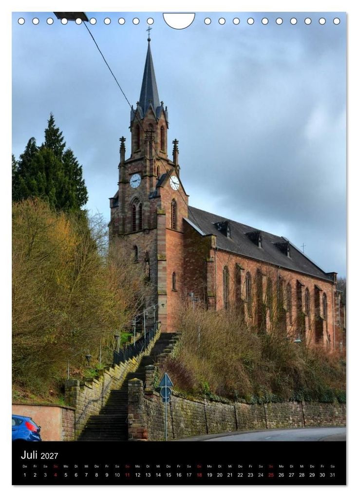 Weitere Ansicht: Sa(ar)krale Baukunst - Kirchenarchitektur im Saarland (Wandkalender 2027 DIN A4 hoch), CALVENDO Monatskalender | Thomas Bartruff, Calvendo